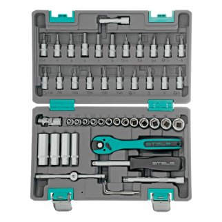 Набор инструмента 1/4" усиленный кейс 47пр. STELS фото 3