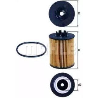 Фильтр масляный KNECHT OX 1732 D фото