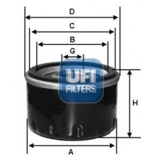 Фильтр масляный UFI 23.565.00 фото