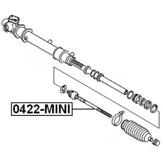 Тяга рулевая MITSUBISHI PAJERO MINI 0422-MINI фото 2