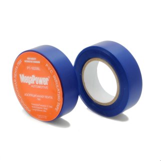 Изолента MEGAPOWER 18ммх20м синяя фото