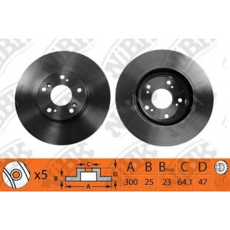 Диск тормозной NiBK RN1177 фото