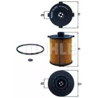 Фильтр масляный KNECHT _OX1075D фото