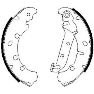 Колодки барабанные к-кт FERODO FSB635 фото