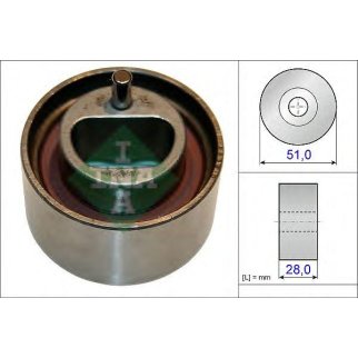 Ролик дополнительный ремня ГРМ INA 531 0855 10 фото