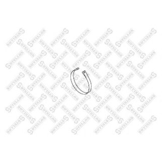 82-01063-SX_хомут плоский трубы глушителя ! (м) Volvo FH12/16 FM7/10/12 F12 фото