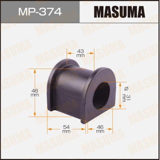 Втулка переднего стабилизатора Masuma MP-374 фото