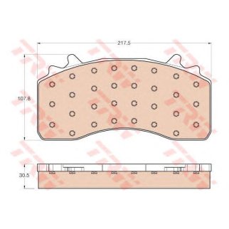 GDB5114_колодки тормозные дисковые! (без р/к ALC4056) 22.5 MAN TGX/TGS фото