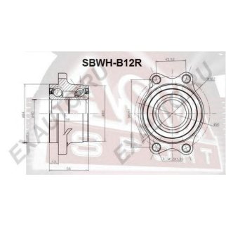 Подшипник ступицы ASVA SBWH-B12R фото
