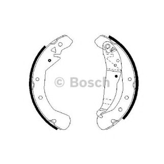 Колодки барабанные к-кт BOSCH 0 986 487 658 фото