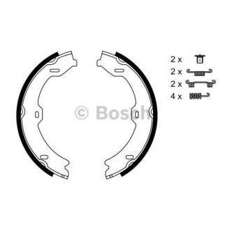 Колодки барабанные к-кт BOSCH 0 986 487 725 фото