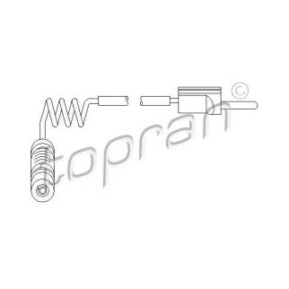 Датчик износа колодок topran 401458755 фото