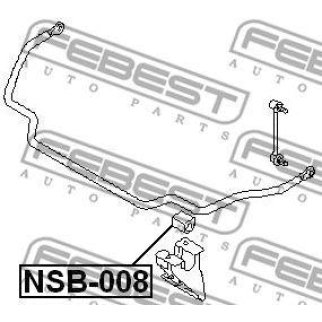 NSB008_втулка стабилизатора переднего! Nissan Terrano R50 фото