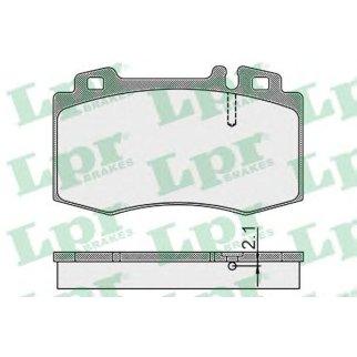 Колодки тормозные передние к-кт Lpr 05P899 фото