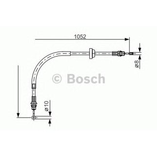 1 987 477 186_трос ручника передний! Ford Transit 00> фото