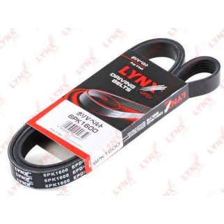 Ремень ручейковый LYNXauto 6PK1600 фото
