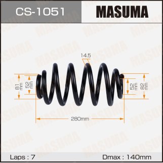 Пружина задняя Masuma CS-1051 фото