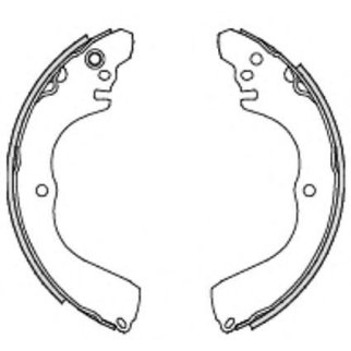 4233.00_=GS7356 [MR476000] !колодки барабанные Mitsubishi Pajero Pinin/Space Wagon 2.0/2.4D/TD 99> фото