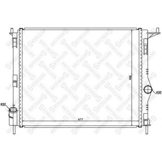 Радиатор основной Stellox 10-25473-SX фото
