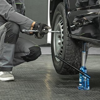 Домкрат бутылочный 4т гидравлический подъем 188-363мм STELS фото 12