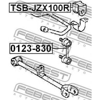 Втулка заднего стабилизатора D21 фото