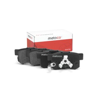 Колодки тормозные задние дисковые к-кт metaco 3010-027 фото