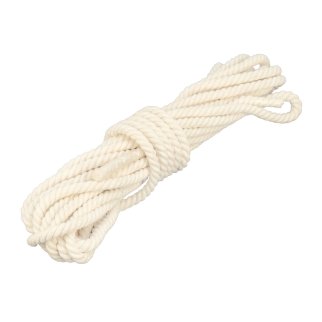 Веревка х/б D 10мм 11м крученая 211кгс СИБРТЕХ фото