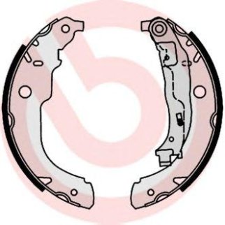 Колодки барабанные к-кт brembo S 61 528 фото