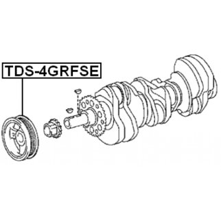 Шкив коленвала FEBEST TDS-4GRFSE фото 2 Шкив коленвала FEBEST TDS-4GRFSE фото 2