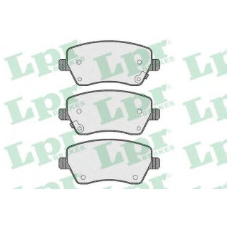 Колодки тормозные передние к-кт Lpr 05P1621 фото