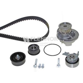 Насос водяной (помпа) + к-кт ремня ГРМ FLENNOR FP04388V-2 фото