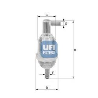 Фильтр топливный UFI 31.013.00 фото