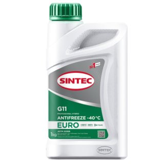 Антифриз зеленый G-11 Sintec Euro 1кг фото
