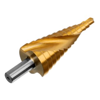 Сверло ступенчатое,6-8-10-12-14-16-18-20-22-24-26-28-30 мм,HSS,спирал.проф.,трехгр.хвост.// Matrix фото 2