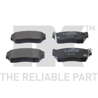 Колодки тормозные дисковые передние с звуковым предупреждением износа / NISSAN 100 NX,Sunny-III 90~9 фото