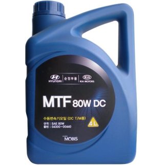 Масло трансмиссионное HYUNDAI MTF 80W мин.4л DC OE фото