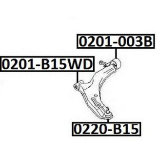 Сайлентблок ASVA 0201-B15WD фото