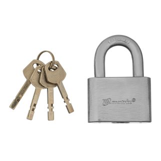 Замок навесной 60мм хромированное покрытие MATRIX фото