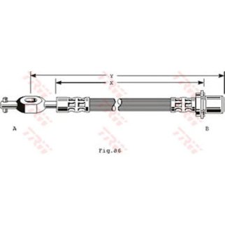 Шланг тормозной TRW PHD181 фото
