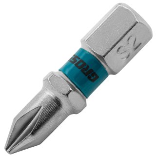 Набор бит PH1х25, сталь S2, 2шт GROSS фото 2