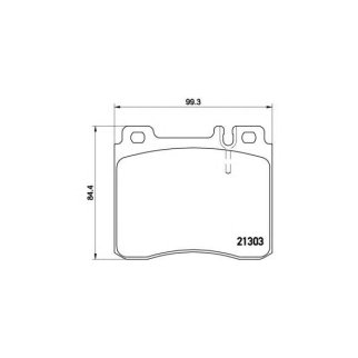 Колодки тормозные передние к-кт brembo P 50 018 фото
