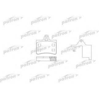 Колодки тормозные дисковые задн CITROEN: C5 01-04, C5 04-, C5 Break 01-04, C5 Br фото