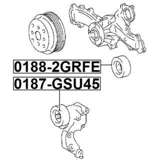 Ролик ГРМ FEBEST 0188-2GRFE фото 2