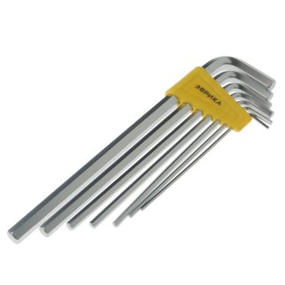 Набор ключей шестигранных Г-образных экстра длинных 2.5-10мм 7пр. ЭВРИКА фото 1