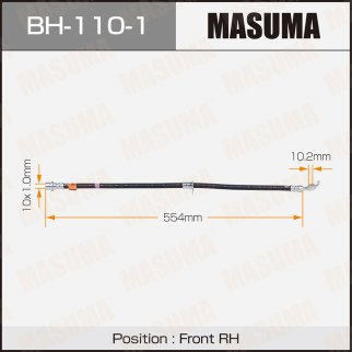 Шланг тормозной Masuma BH-110-1 фото