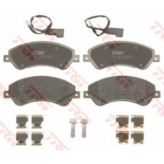 Колодки тормозные передние к-кт TRW GDB1723 фото