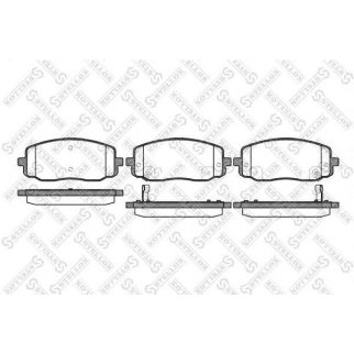 Колодки тормозные STELLOX _1144002SX фото