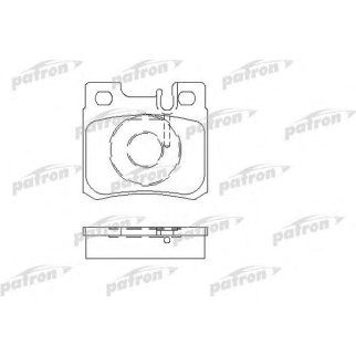 Колодки тормозные PATRON PBP644 фото
