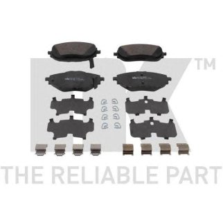 Колодки передние TOYOTA COROLLA (E18) 6/13- 224599 фото