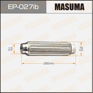 Гофра глушителя Masuma EP-027ib фото